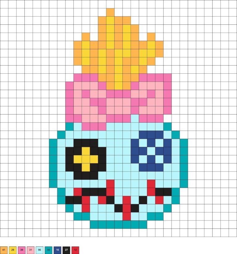 Scrump la poupee de Lilo en perles