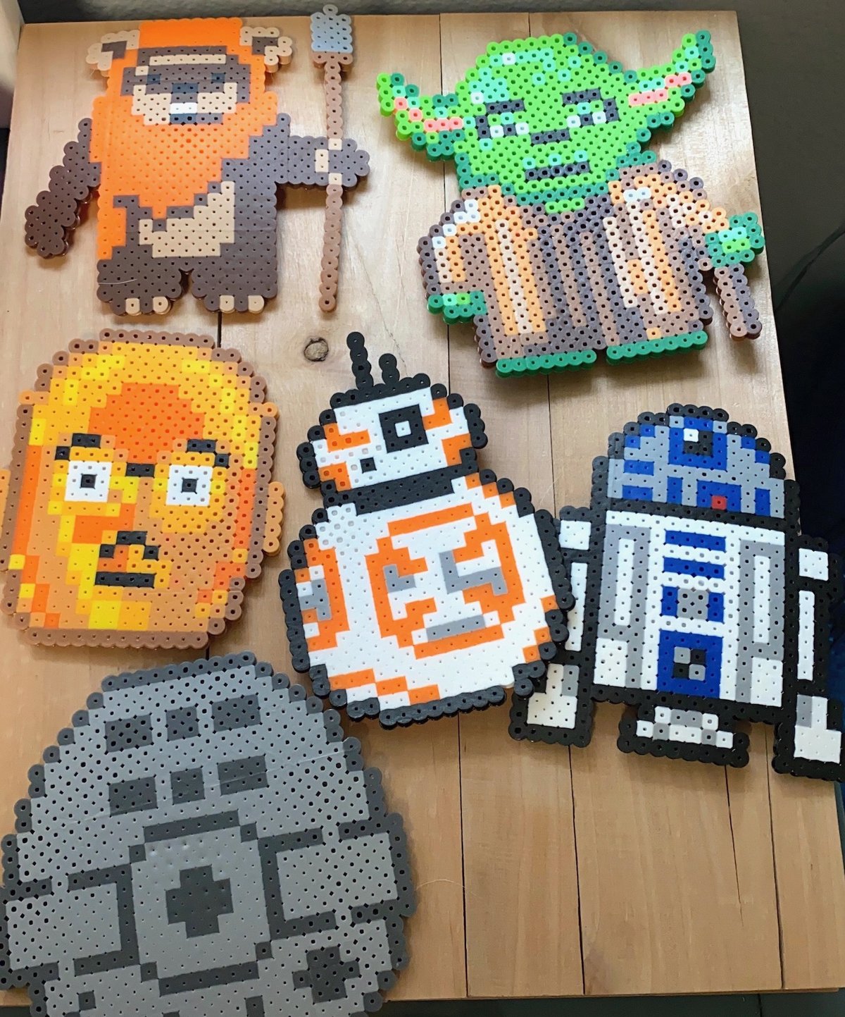 Creations Star Wars en fuse beads