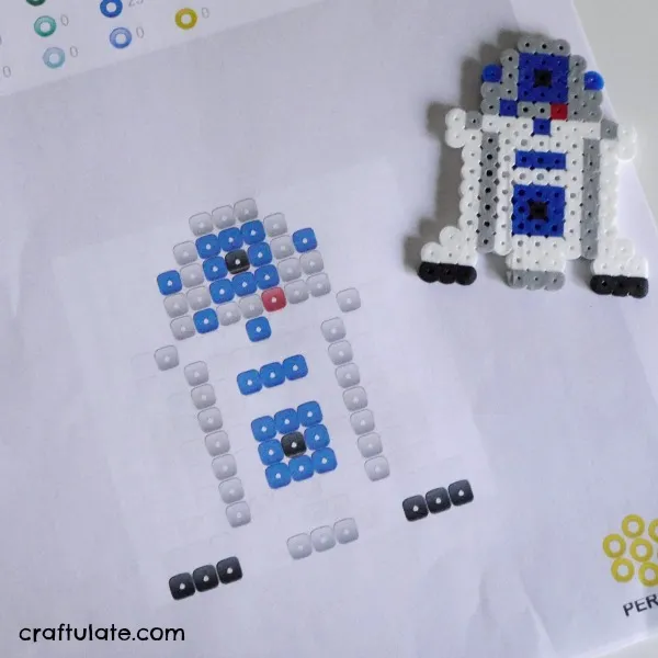 Stormtrooper et Dark Vador en perles a repasser