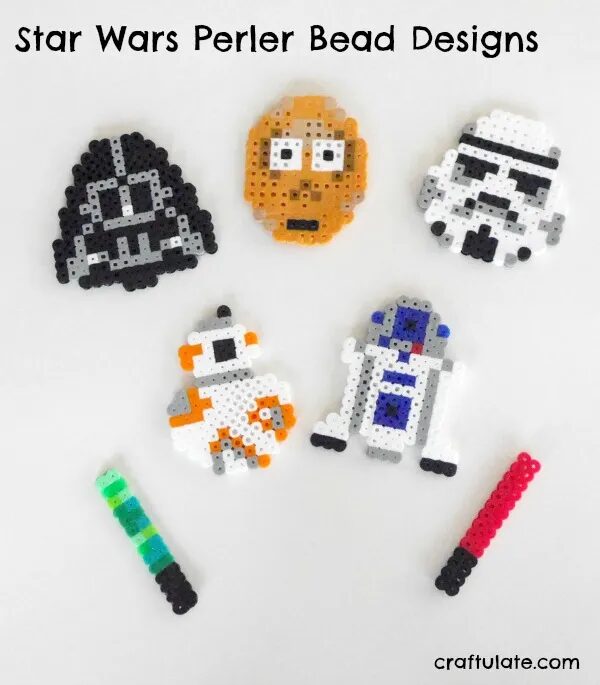 Modeles Star Wars en perles a repasser