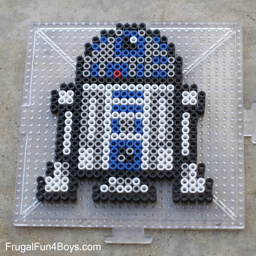 Personnages Star Wars en perles a repasser