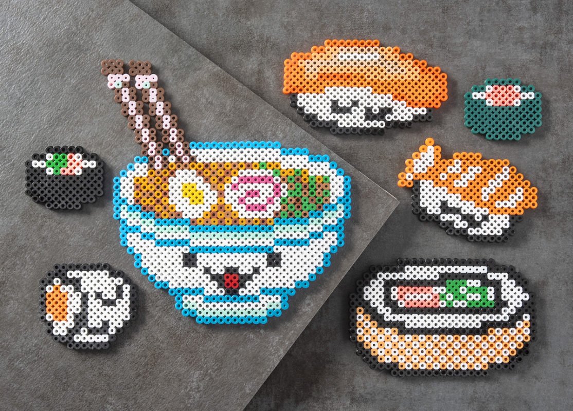 Sushis en perles a repasser