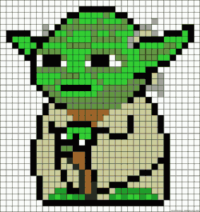 Yoda star wars perles