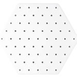 Plaque Hama Maxi — Grille hexagonale (9005)