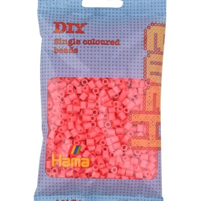 Perles à repasser Hama Midi — Sachet 1000 perles rouge pastel (207-44)