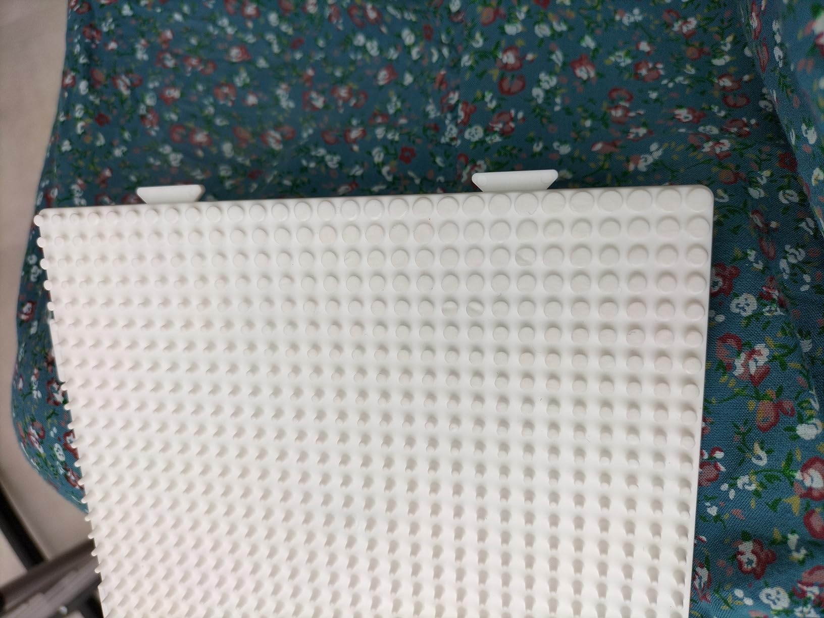 Perles à repasser Hama Midi — Lot de 2 plaques carrées assemblables, blanc (4458)