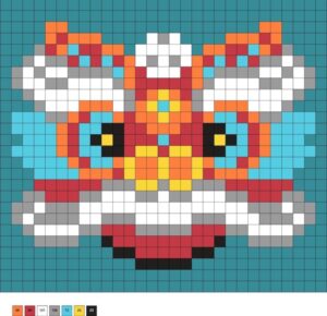 Dragons en perles à repasser : plus de 12 modèles fabuleux à créer case par case