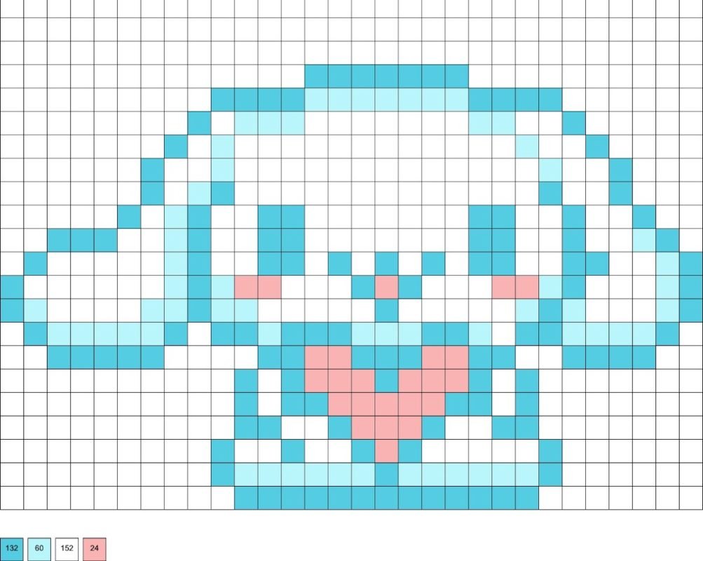 Cinnamoroll en perles a repasser