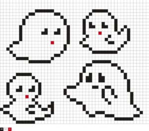 Ghost perler beads 911×800 1