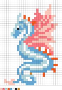 Dragons en perles à repasser : plus de 12 modèles fabuleux à créer case par case
