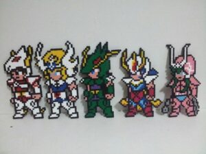 Manga et anime en perles à repasser : plus de 12 modèles pour perler vos héros préférés