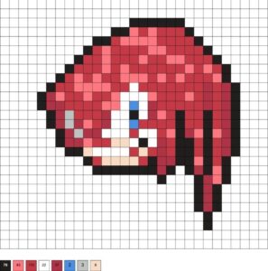 Sonic en perles à repasser : plus de 10 modèles à perler case par case