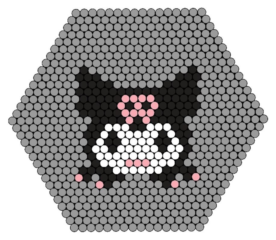 Kuromi en perles a repasser
