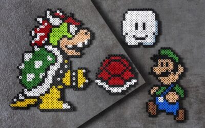 Super Mario en perles à repasser : plus de 15 modèles pour perler tout le Royaume Champignon