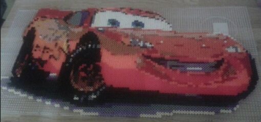 Flash McQueen (Cars) en perles a repasser Hama
