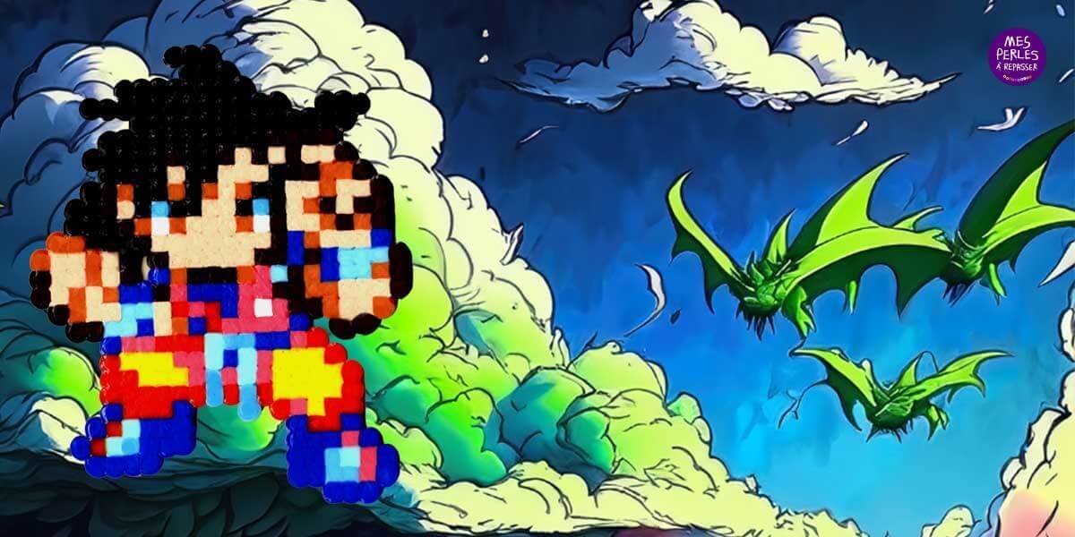 Sangoku (Dragon Ball) en perles a repasser