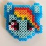 Rainbow Dash en perles à repasser terminée
