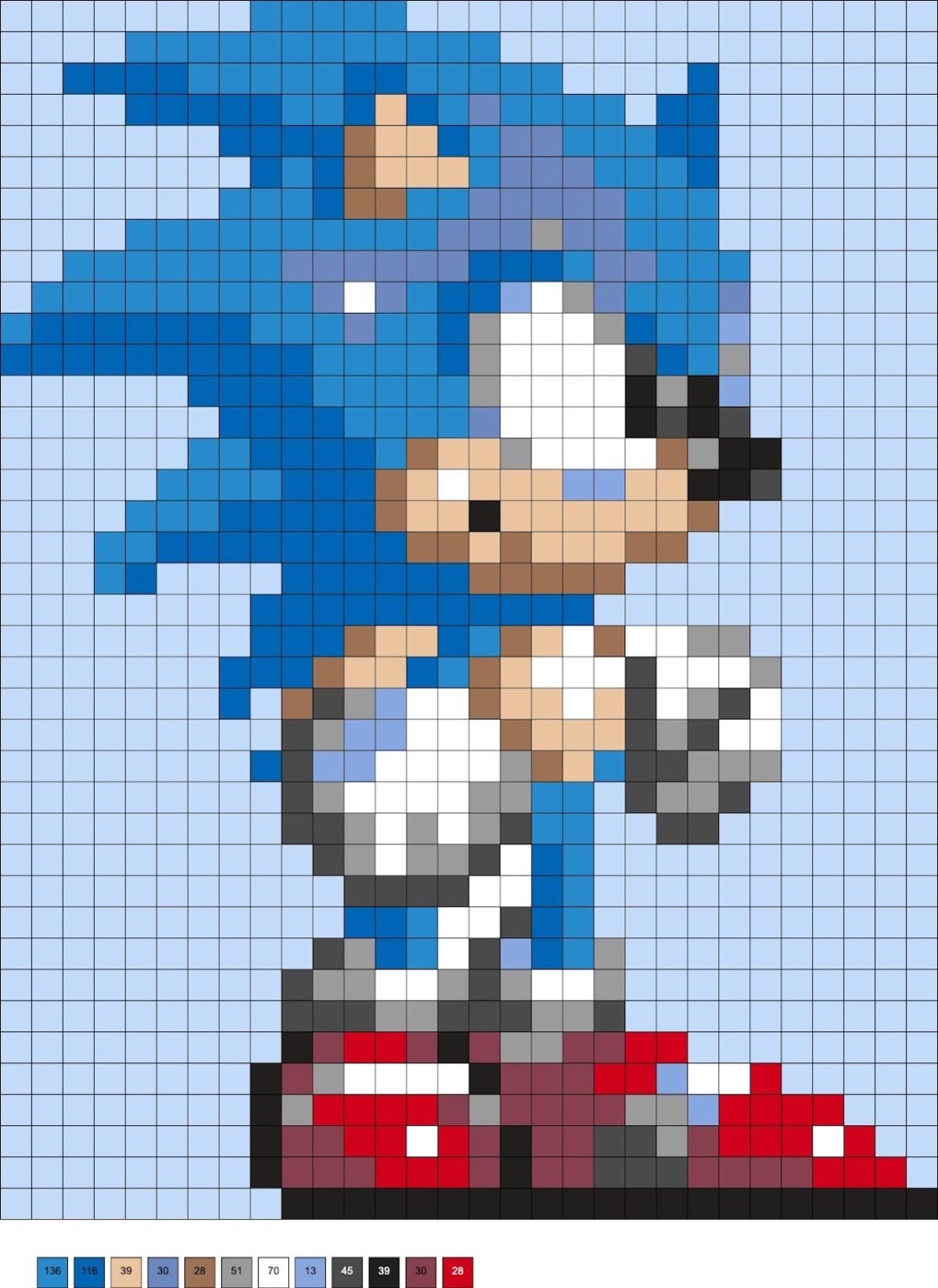 Sonic the Hedgehog perles