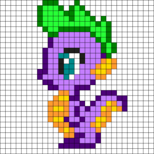 Spike grille perles hama