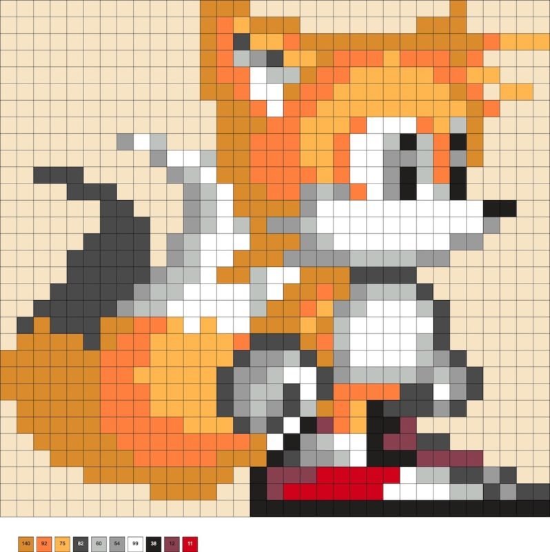 Tails en perles a repasser