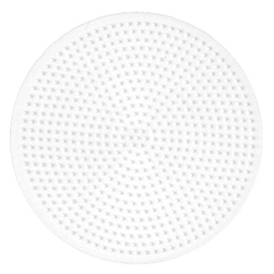 Perles à repasser Hama Midi — Plaque ronde blanche (100-221)