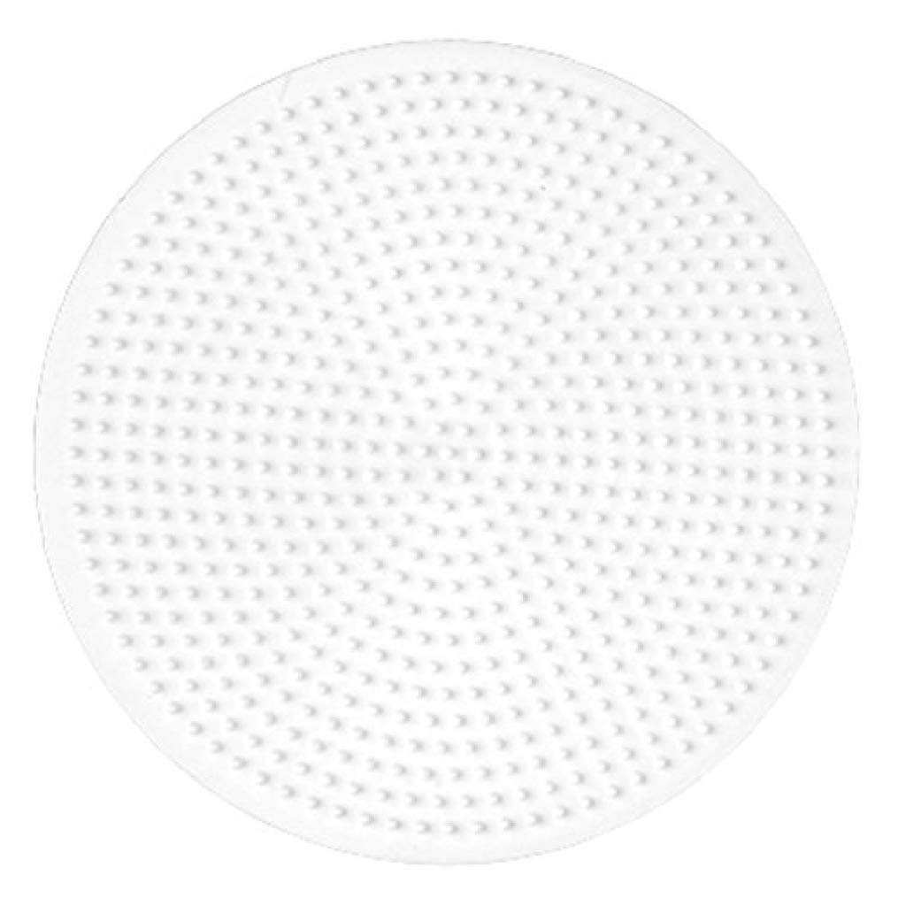 Perles à repasser Hama Midi — Plaque ronde blanche (100-221)
