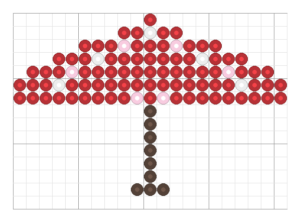 Polka Dot Umbrella