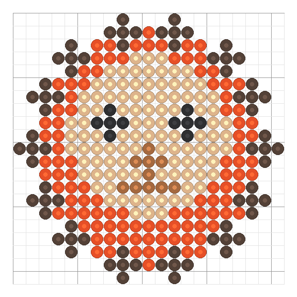 Visage de lion
