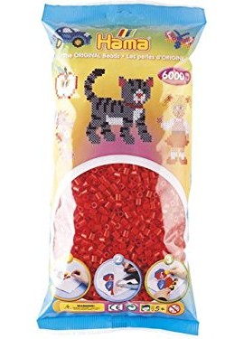 Sachet de 1000 perles a repasser hama midi couleurs assorties - loisirs