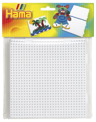 Hama - 4458 - Sachet 2 Plaques Assemblables pour Perles à Repasser