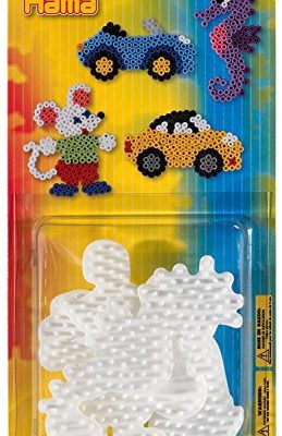 HAMA - Maxi Pack - Kit de perles à repasser + 3 plaques - Perles Hama  Taille MIDI - Loisirs Créatifs - Dès 5 ans : : Jeux et Jouets