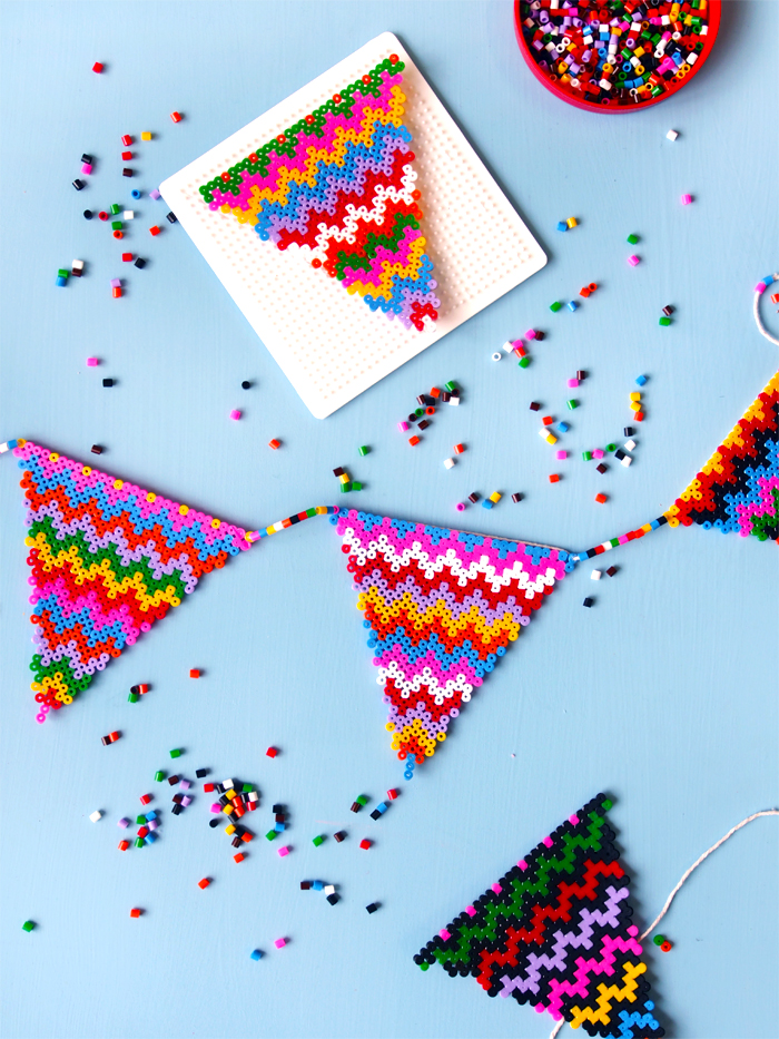 DIY- fanions en perles hama beads