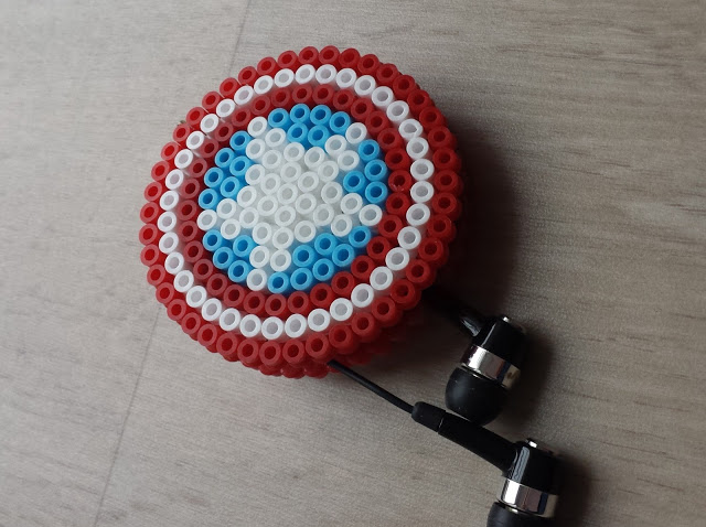 enrouleurs de cable super heros perles hama diy