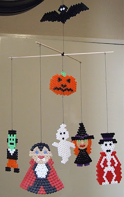 mobile bebe halloween perles hama