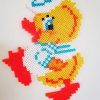 De beaux oiseaux pour faire venir le printemps en perles Hama caneton-marin-perles-a-repasser-hama