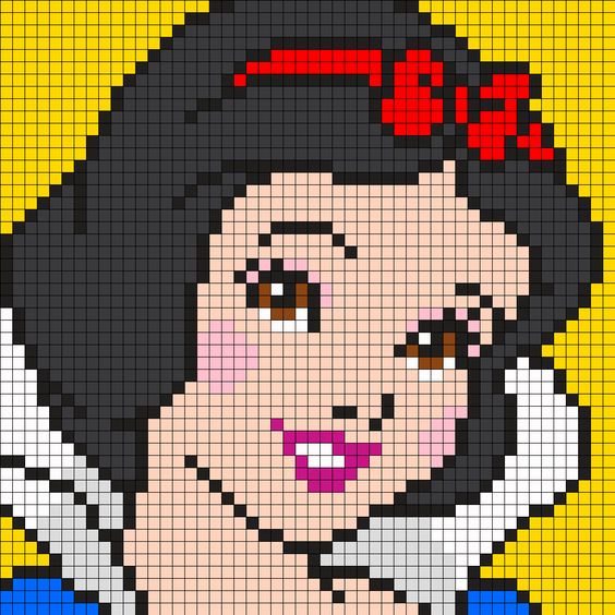 blanche-neige-disney-perles-hama-grille-gratuite