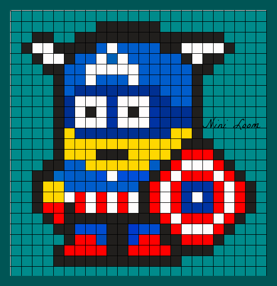 minion-captain-america-hama-perles-repasser