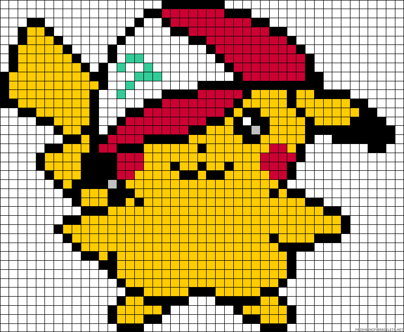 Pika Pika Pikachu se montre en perles à repasser