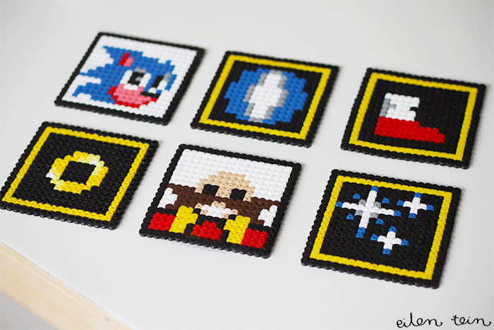 Les perles Hama en mode retro-gaming