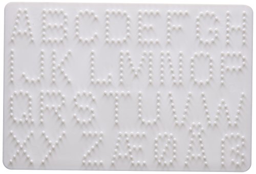 Hama - 4455 - Sachet 2 Plaques pour Perles à Repasser Midi - Chiffres et  lettres - Modèles Hama