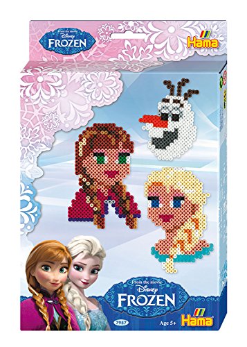 Hama – 7957 – Boîte Perles à Repasser – Taille Midi – La Reine Des Neiges