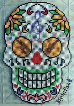 mexican-skull-perler-beads-hama-music