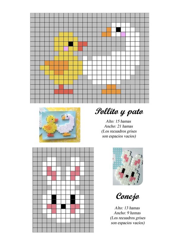 Poule en perles HAMA.