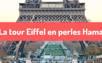 Une tour Eiffel en perles Hama